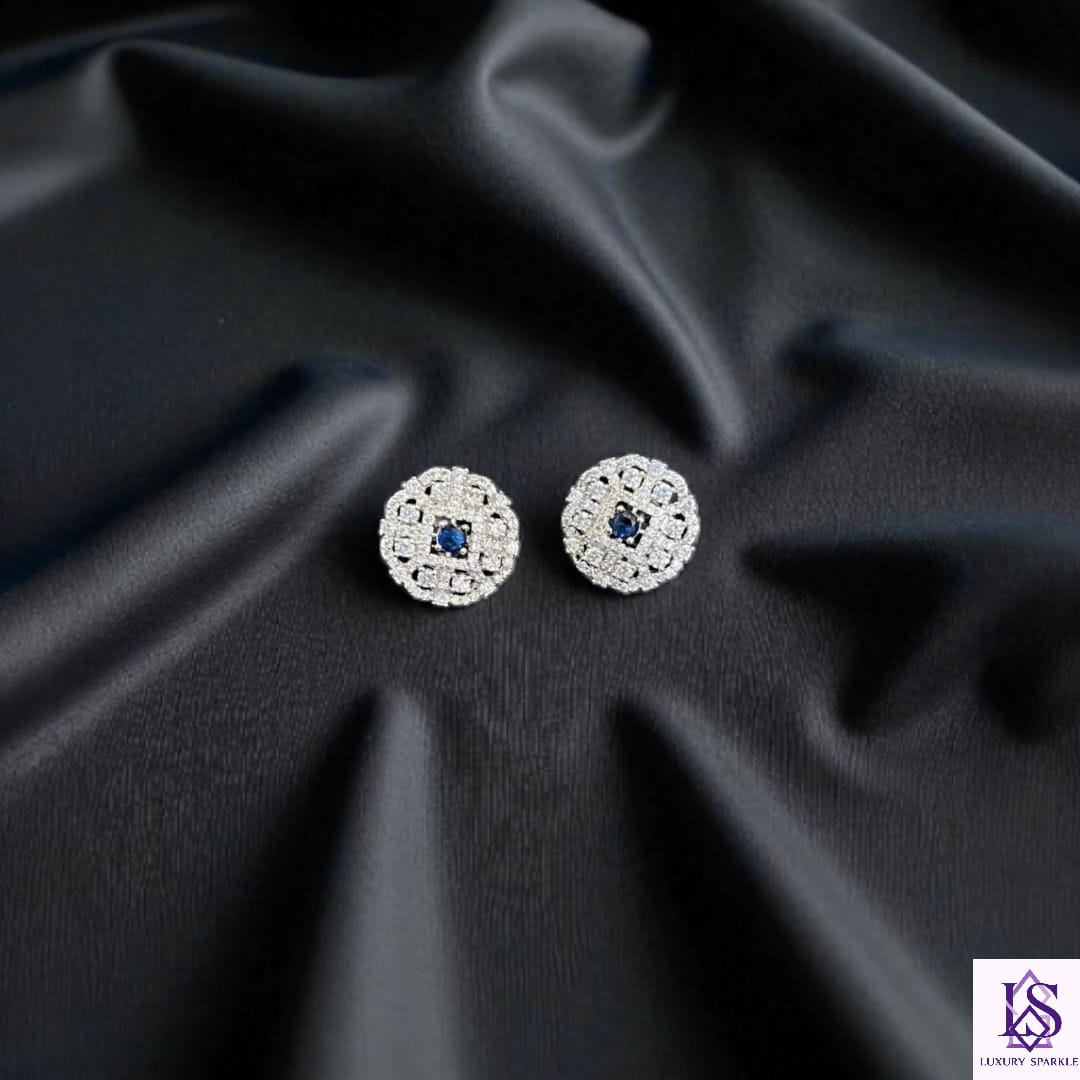 American diamond cut studs