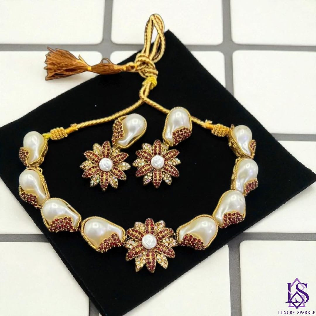 Turkish flower style elegant set