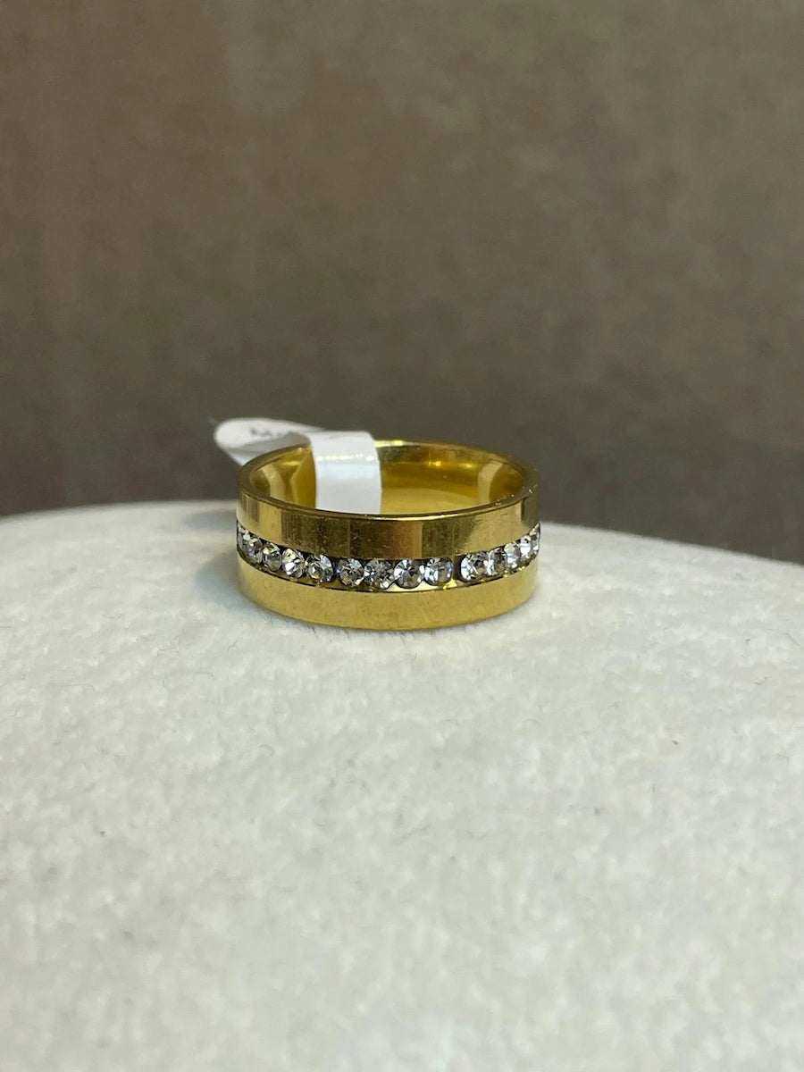 Eternal luxe gold plated ring