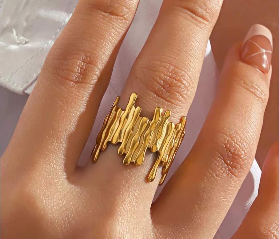 Molten flow ring stainless steel