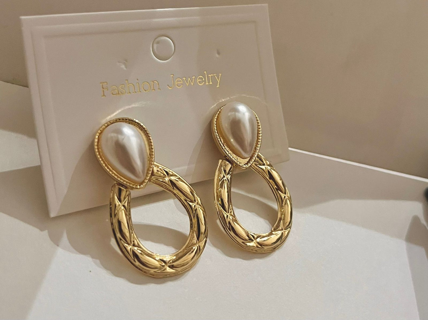 Beautiful hoop earrings