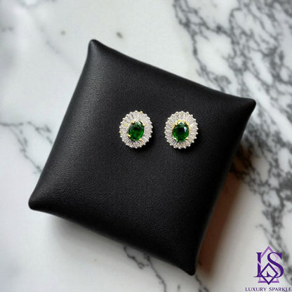 Elegant zircon studs