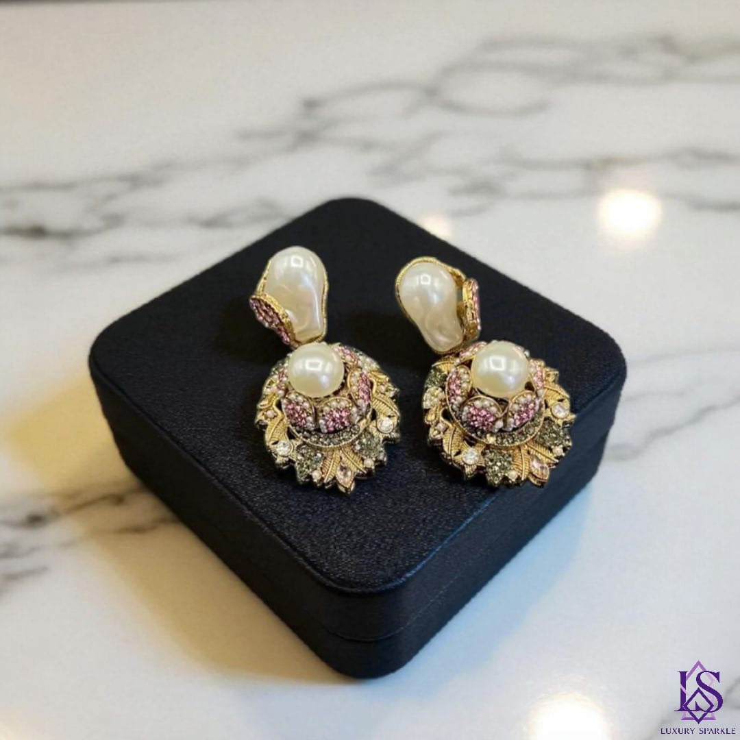 Turkish pearl earrings