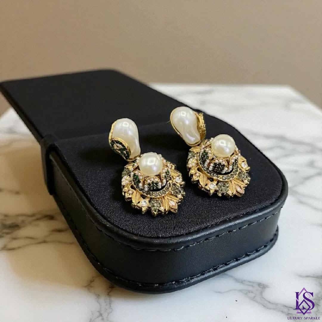 Turkish pearl earrings