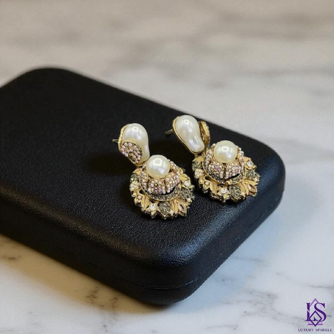 Turkish pearl earrings