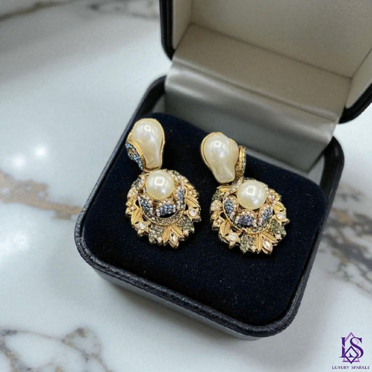 Turkish pearl earrings