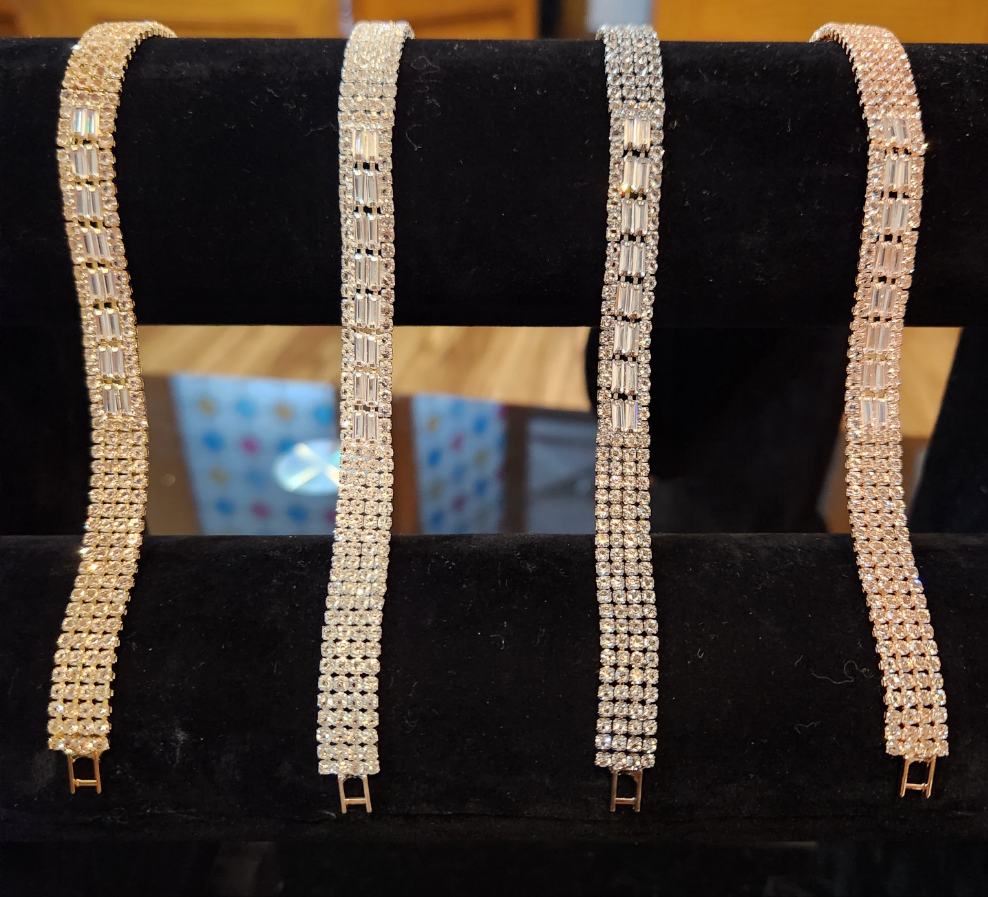 Diamond cut zircon bracelet ✨️