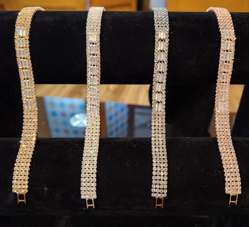 Diamond cut zircon bracelet ✨️