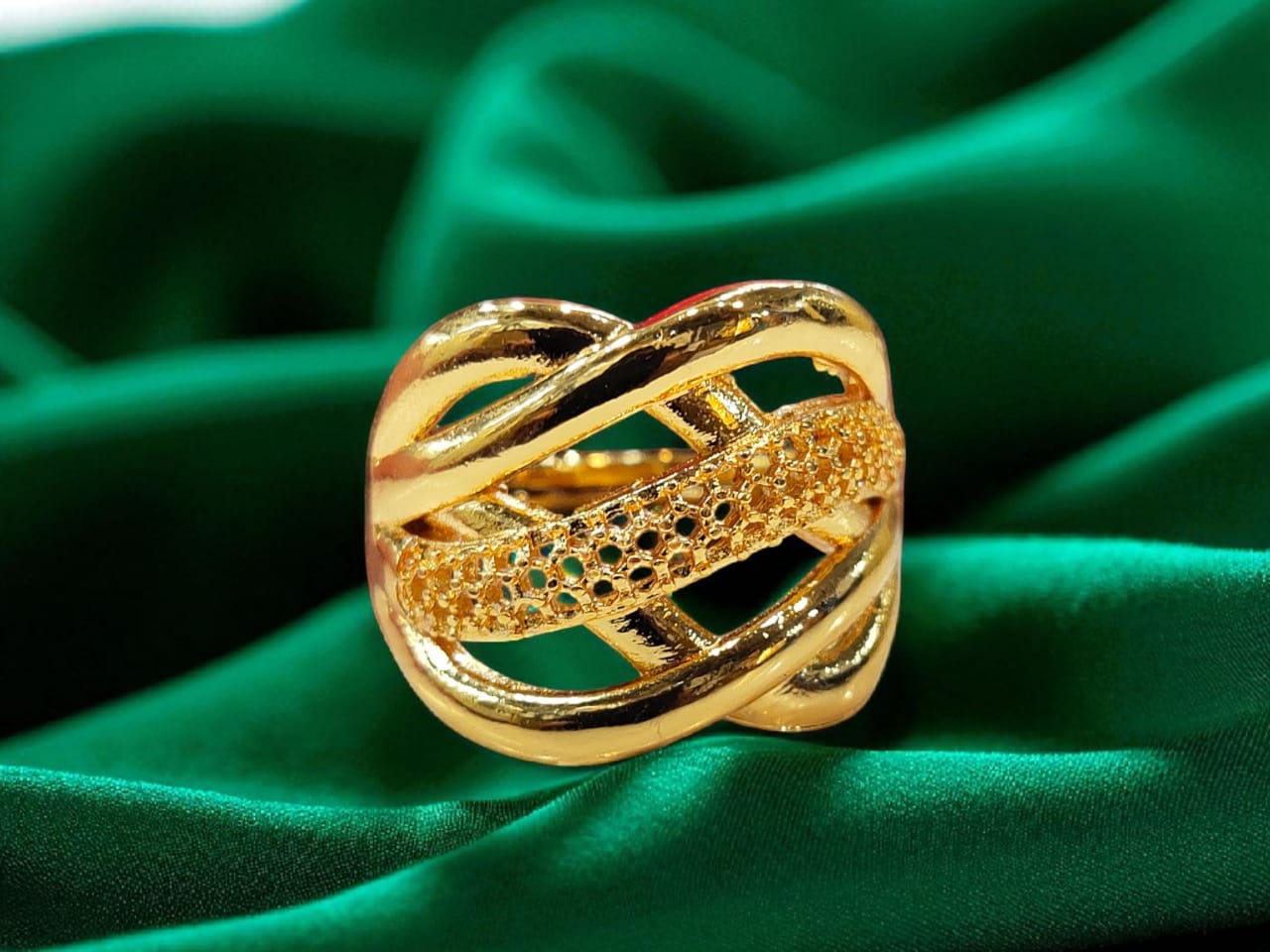 Stainless steel spiral mesh ring