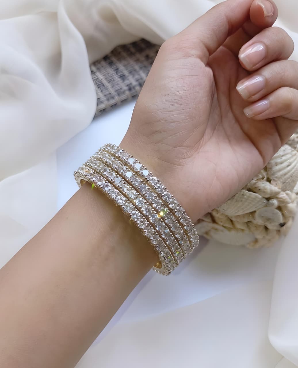 Indian zircone bangle