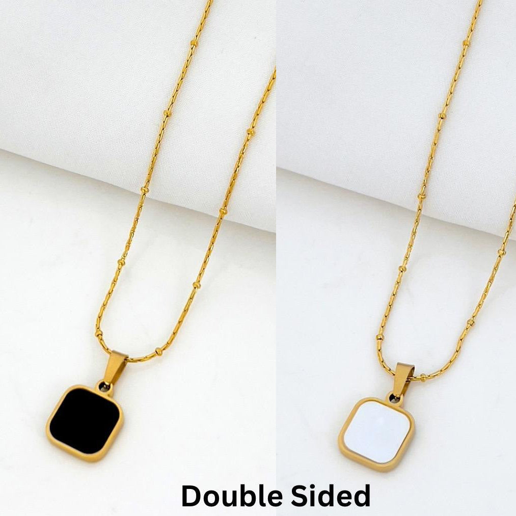 Stainless steel double sided locket