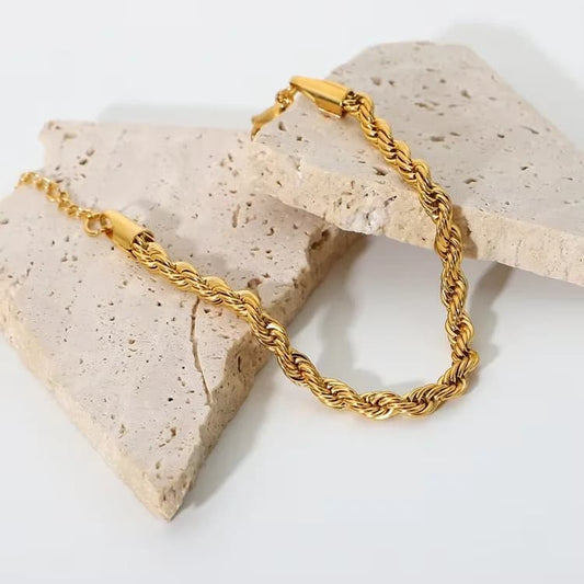 Cross chain bracelet