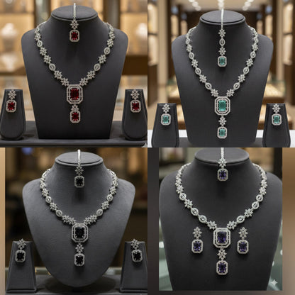 Elegant American diamond formal set
