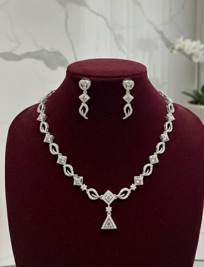 American diamond zircon stone minimal set