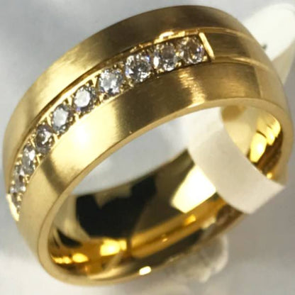 Eternal luxe gold plated ring