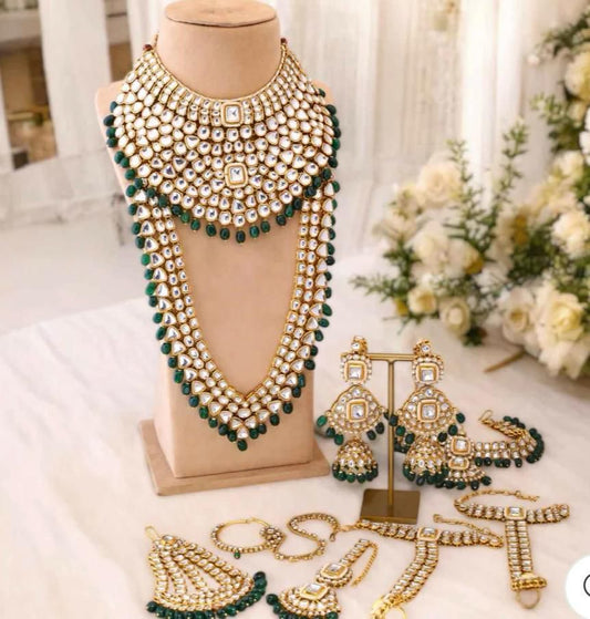 Kundan bridal complete set