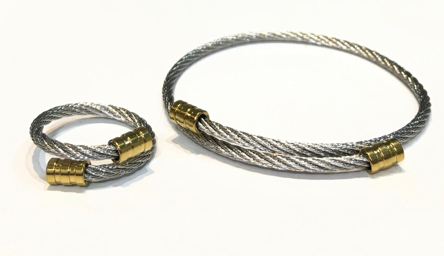 Hand cuff and ring combo set