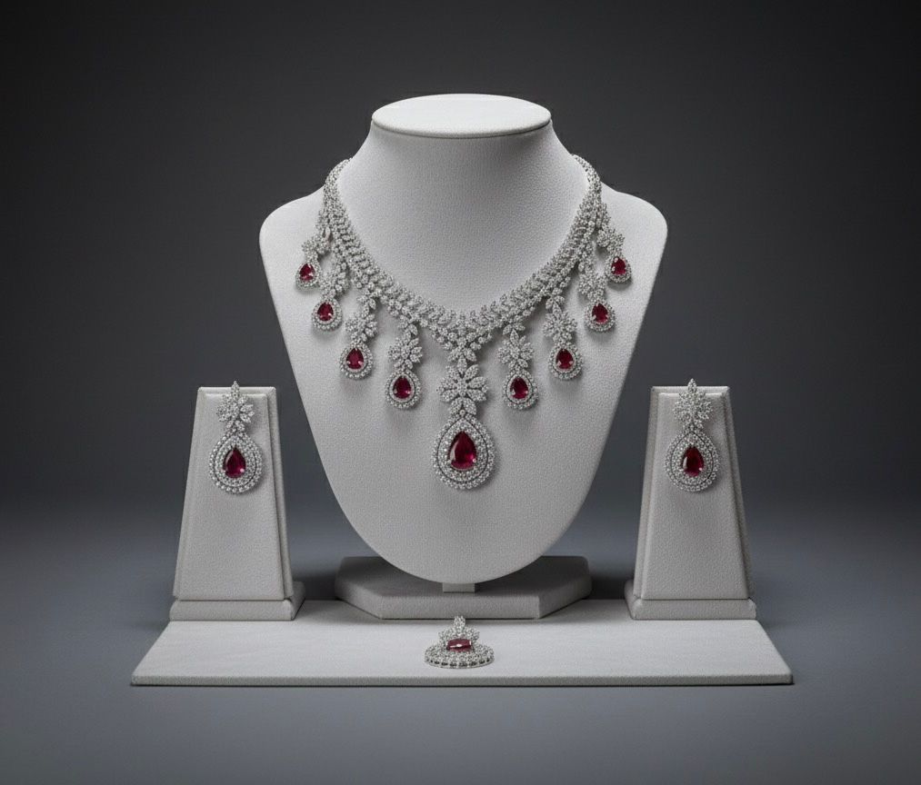 American diamond style formal set