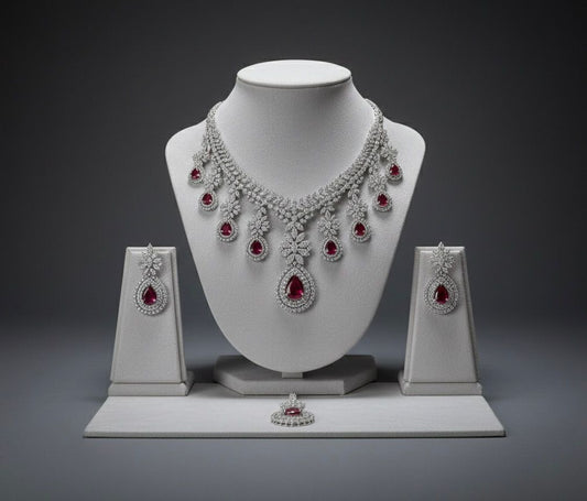 American diamond style formal set
