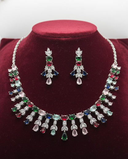 American diamond zircon stone set