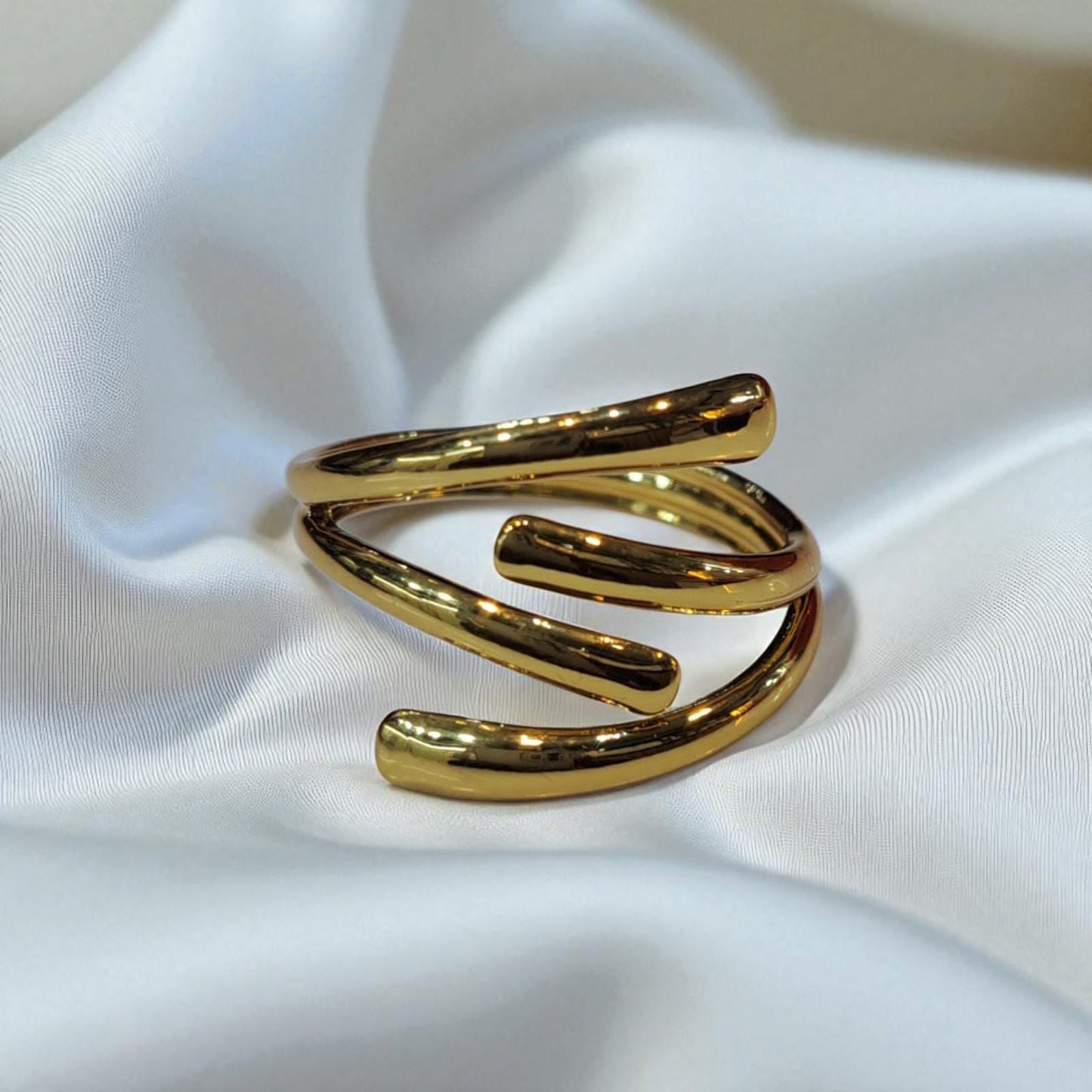 Elegant stainless steel ring