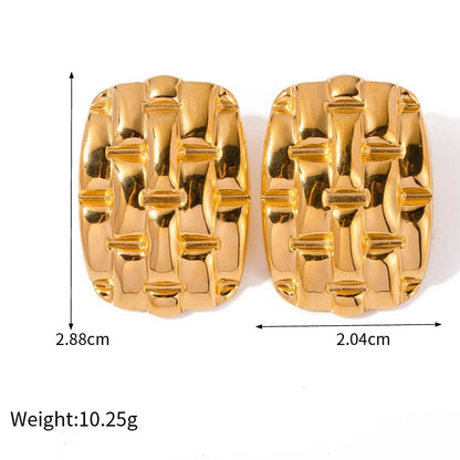 Cubic brick shine studs