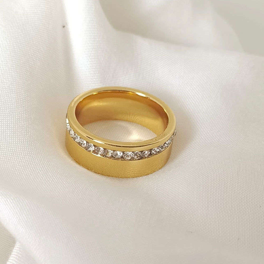 Eternal luxe gold plated ring