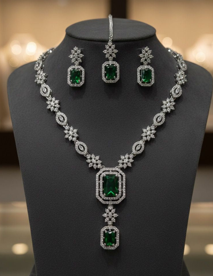Elegant American diamond formal set