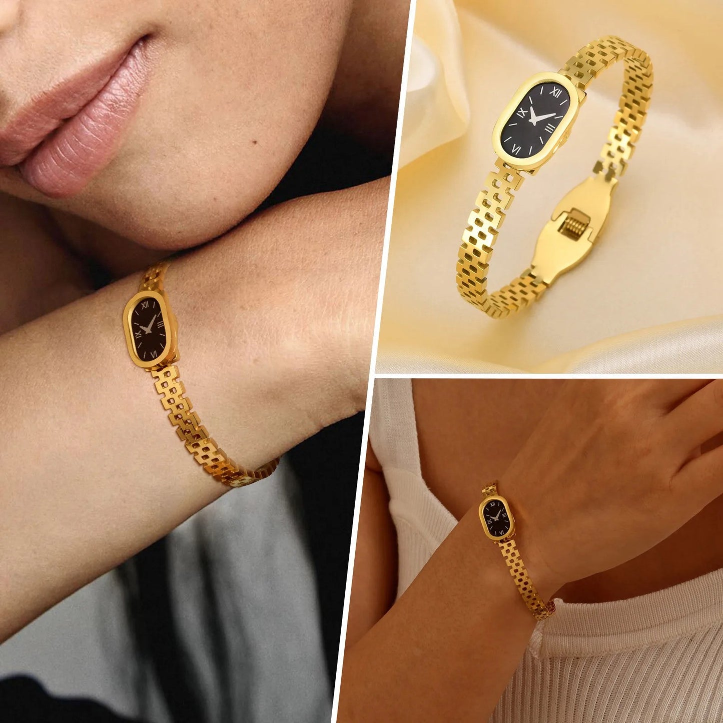Elegant watch style bracelet