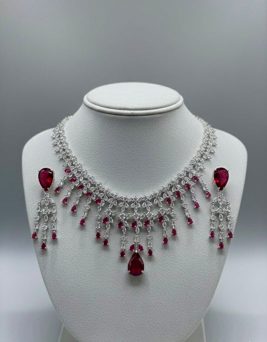 Elegant American diamond zircon stone set