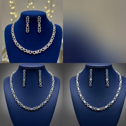 Minimal American diamond style set