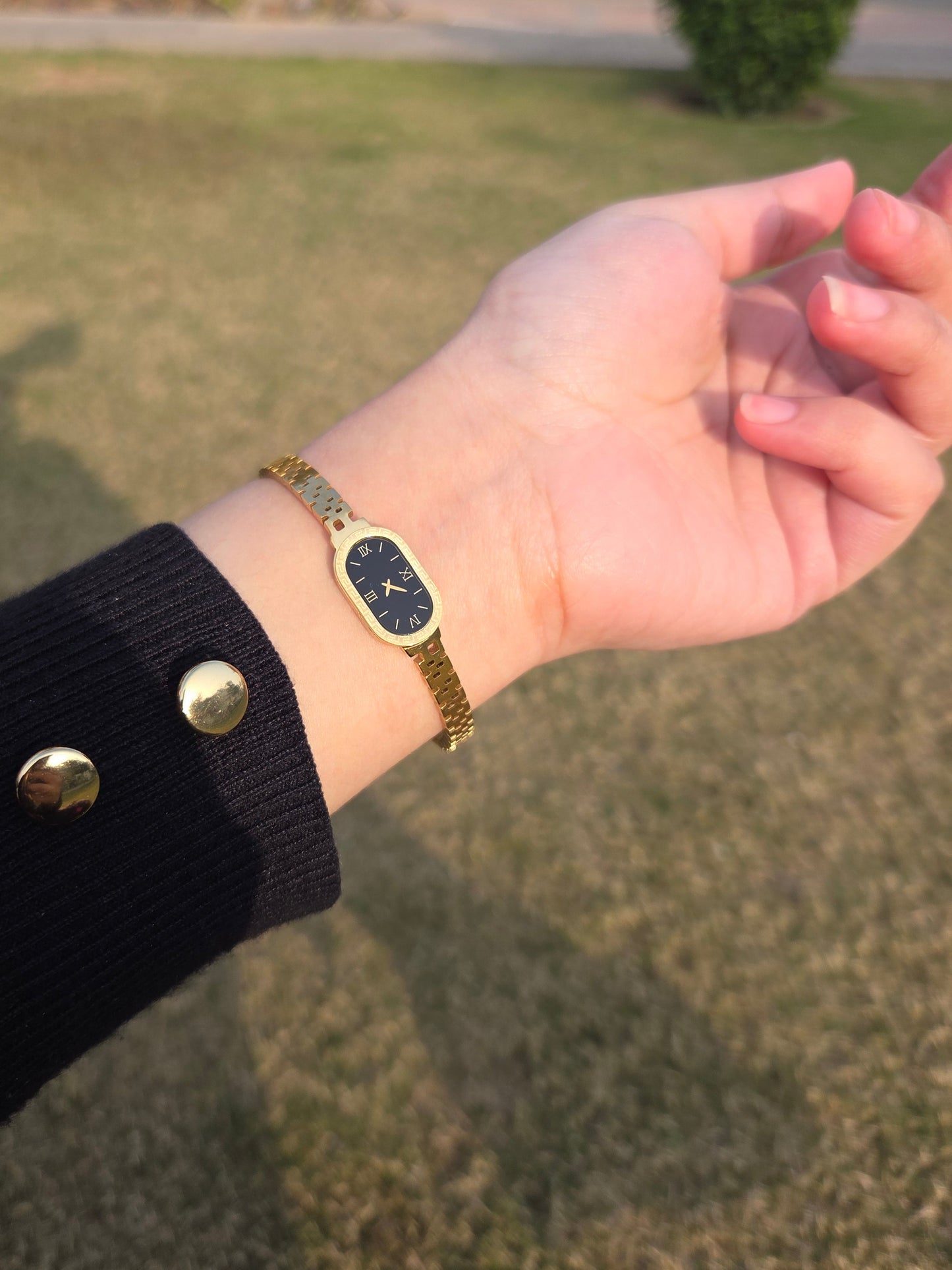 Elegant watch style bracelet