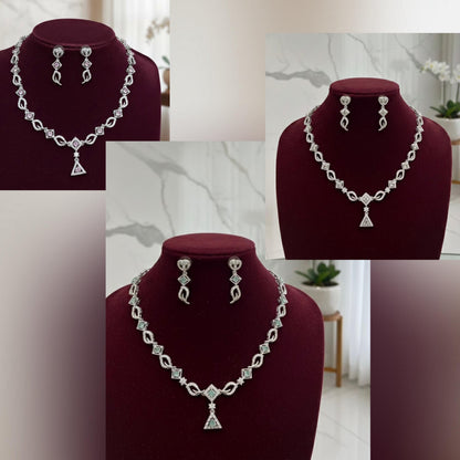 American diamond zircon stone minimal set