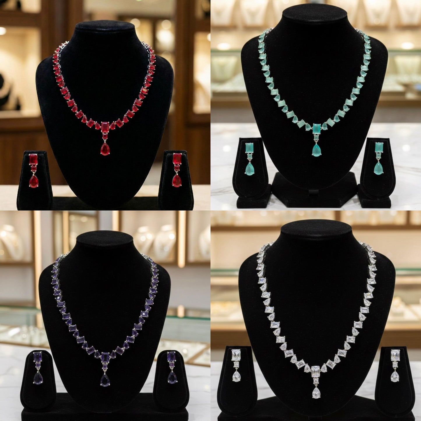Beautiful zircon stone set