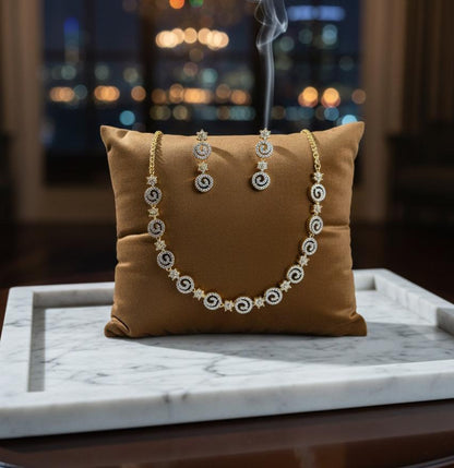 American diamond minimal style set