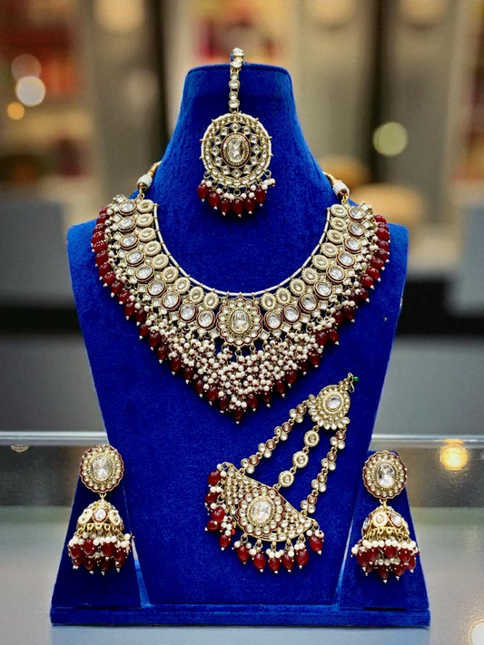 Indian kundan bridal set